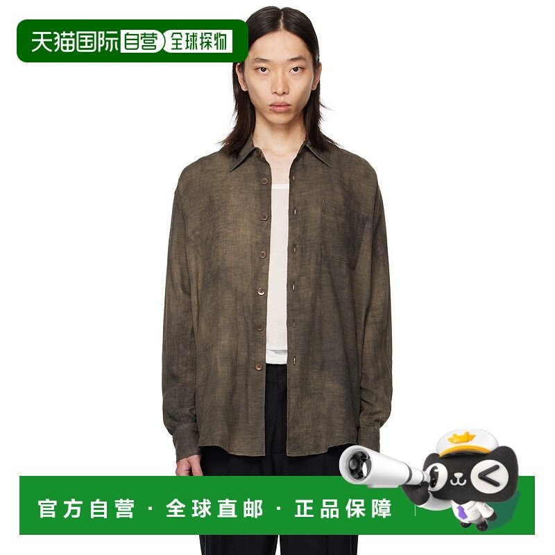 1h可退 香港直邮Our Legacy 男士 灰色 Above 衬衫 M4252ADC