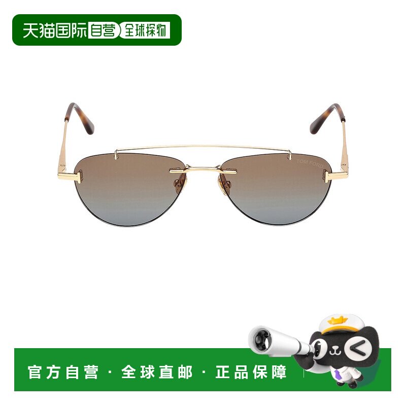 1h可退 香港直邮Tom Ford 汤姆 福特 女士 飞行员太阳眼镜 FT1356