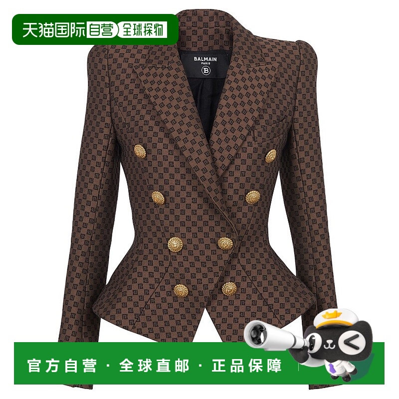 香港直邮BALMAIN 女士西服 BF0SI206CE44WFP西装外套