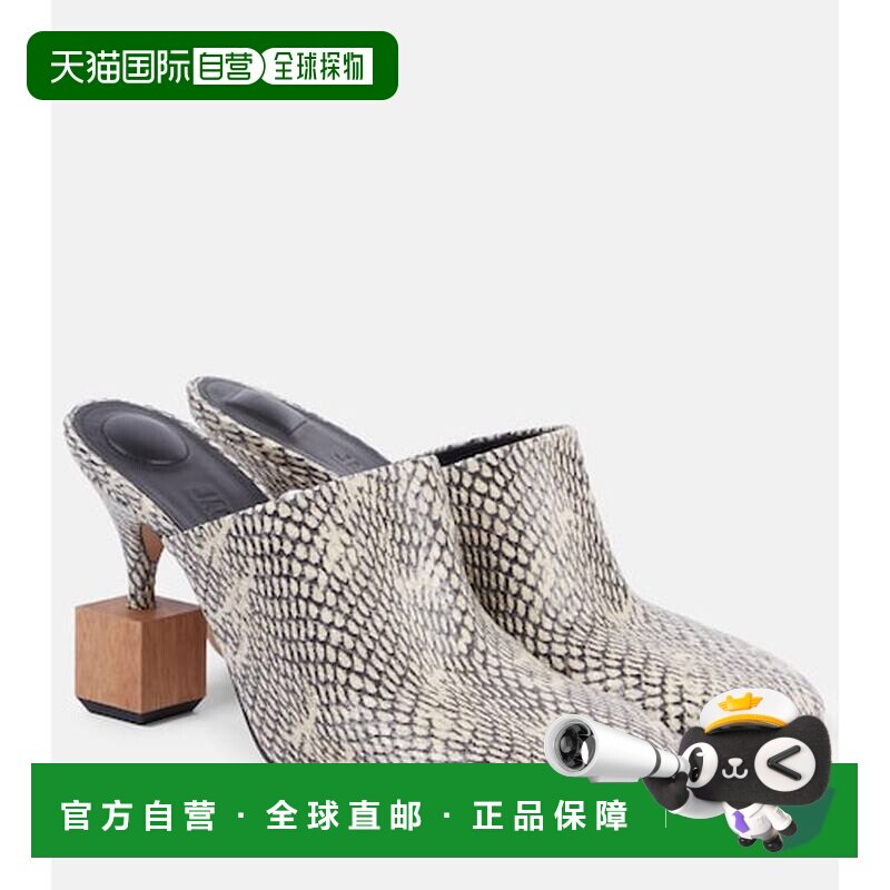 香港直邮Jacquemus/Bisou 女士一脚蹬高跟鞋单鞋90图片
