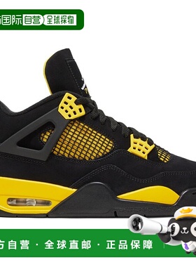 自营 jordan乔丹4复古雷霆（2023）-黑色 美国奥莱直发篮球鞋