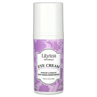 香港直邮Lilyana Naturals, 眼霜，玫瑰果和木槿花，1 盎司（30