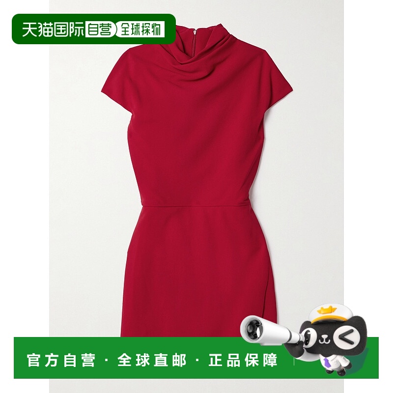 1h可退 香港直邮Versace 范思哲 女士 红色 Viscose Mix Cady 连