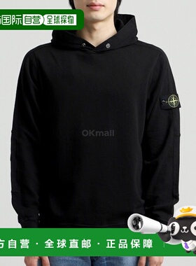 韩国直邮STONE ISLAND 65860 经OLD处理抓绒连帽运动衫拉链卫衣