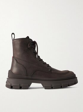 潮奢 Moncler 盟可睐 男士 Hevea City 皮质靴子 4F00080M4382257