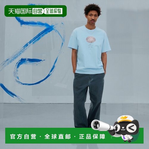 韩国直邮THISISNEVERTHAT 公用T恤Two Hounds Tee Sky Blue TN241