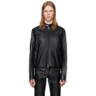 courrèges 皮质外套 男士