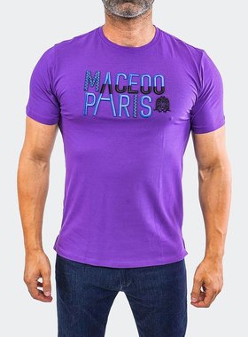 美国直邮Maceoo 男装 T恤 Colossal 紫色 舒适百搭修身款