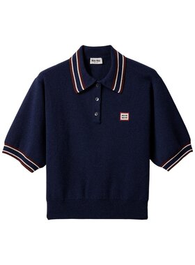 Miu Miu 短袖Polo 针织衫 MMLA28158ZSOOOF0124