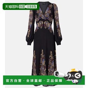 1h可退 香港直邮潮奢 Etro 艾特罗 女士 佩斯利中长连衣裙