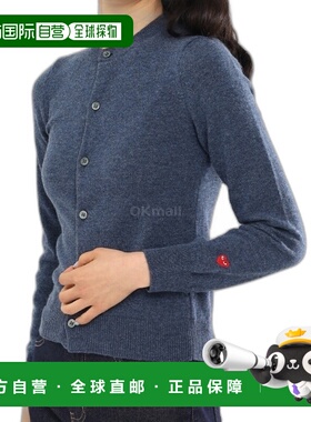 韩国直邮COMME DES GARCONS 24SS系列开襟衫，红色心形徽章装饰