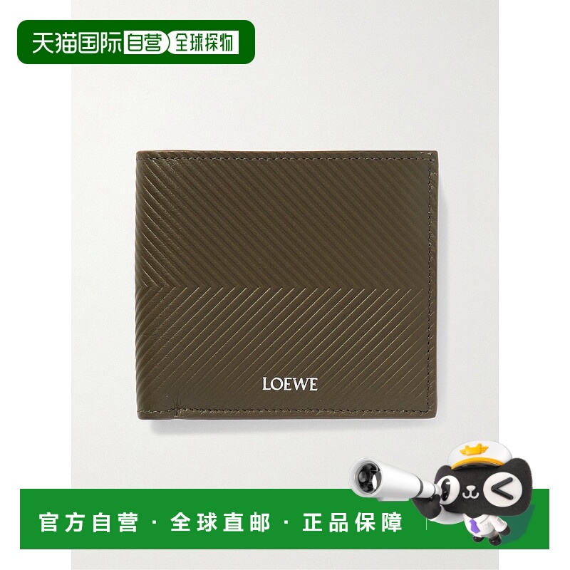 1h可退 香港直邮LOEWE 罗意威 男士 徽标印花压花皮革皮夹钱包 C7