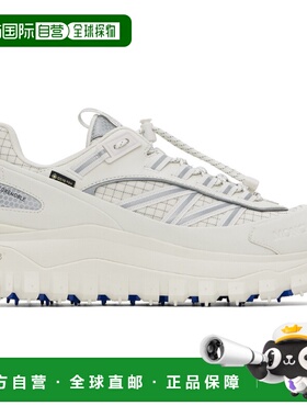1h可退 香港直邮Moncler 盟可睐 男士 白色 Trailgrip GTX 运动鞋