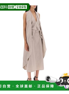 香港直邮FENDI 女士连衣裙 FDC814AM3PF1M2A AW2023 花色 Cappucc