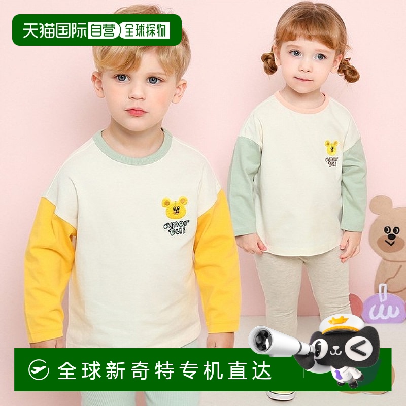 韩国直邮(Milk Mile)全新 Winnie the Poodle Point插肩袖 T恤