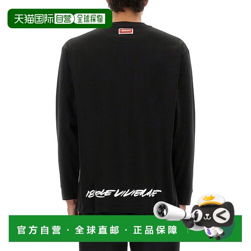 香港直邮KENZO 男士卫衣 FF65TL3514SG99J AW2025 黑色 X Futura