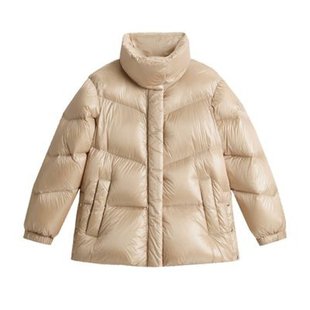 WOOLRICH 亮面尼龙羽绒夹克 Aliquippa