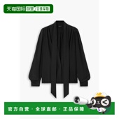 香港直邮Tom 女士 Ford 1h可退 汤姆 福特 蝴蝶结丝双绉衫 CA3304