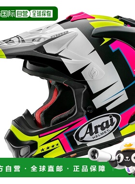 【日本直邮】Arai V-CROSS4 BATTLE 越野摩托车头盔 黄色 61-62厘