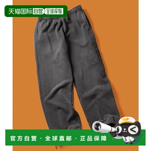 1h可退 日本直邮HUF 男女同款 棉 宽松 fleece 裤子 ARCH刺绣 裤