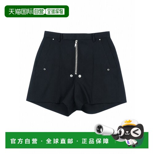 香港直邮RICK OWENS 女士短裤 RP01F6306WT09 SS2026 黑色 腰带环