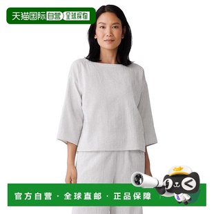 美国直邮 上装 eileen 女士 T恤上衣 fisher 1h可退