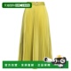 香港直邮MaxMara 半身裙 麦斯玛拉 1h可退 女士 长款 green绿色 舒