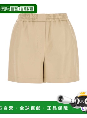 1h可退 香港直邮LOEWE 罗意威 女士 沙色皮革短裤 S359Y1OL03VANI