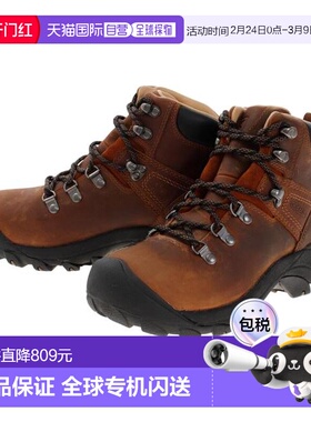 日本直邮KEEN 皮雷纳斯中帮徒步鞋 1004156 棕色防水