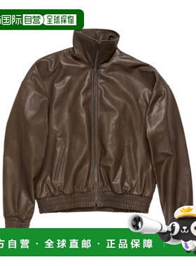 1h可退 香港直邮Acne Studios 长袖皮夹克 A70201