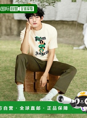 香港直邮PALM ANGELS 男士T恤 PMAA001S25JER0070B10 SS2025