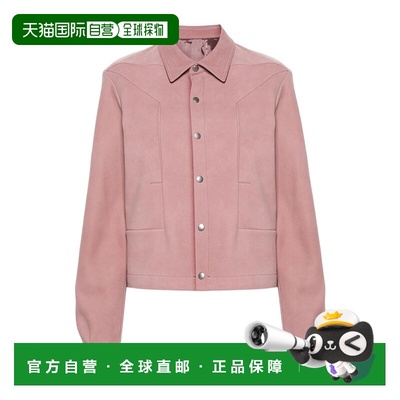 香港直邮RICK OWENS 女士衬衫 RP01D2718LCK63 SS2024 粉红色外套