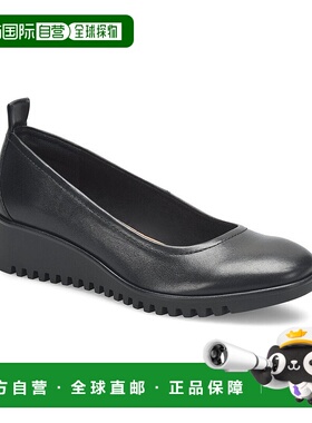 自营 comfortivaComfortava Dillon皮革平底鞋-黑色 美国奥莱直发
