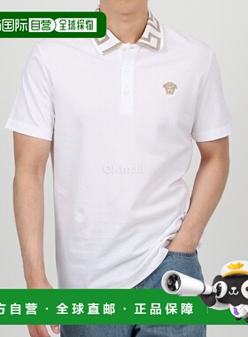韩国直邮VERSACE 希腊回纹短袖POLO衫 2024年春季 A87402 1A06199