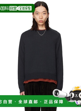 1h可退 香港直邮Our Legacy 男士 黑色 True Roundneck 毛衣 M425