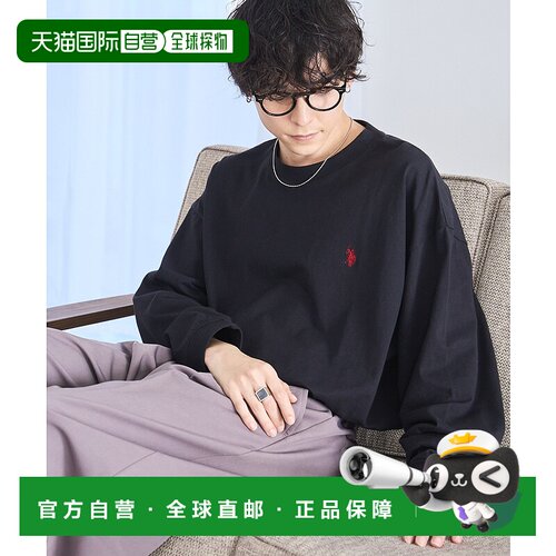 1h可退 日本直邮U.S. POLO ASSN. WEGO联名US POLO ASSN男女同款T