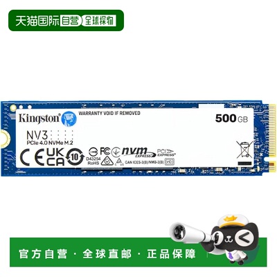 【日本直邮】Kingston金士顿 SSD硬盘 500GB M.2 2280 SNV3S/500G