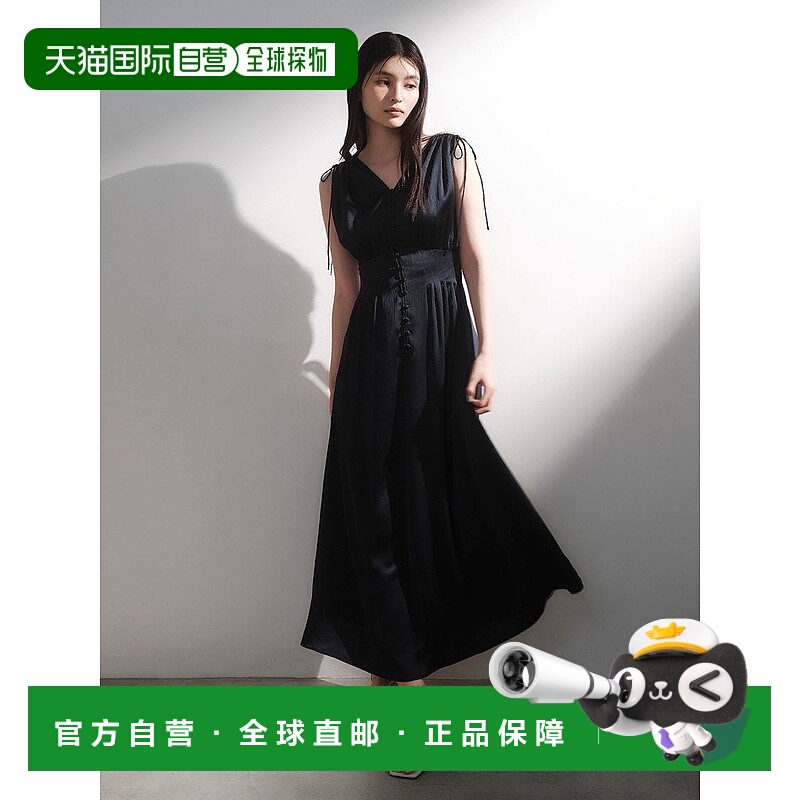 日本直邮FRAY I.D Washable Satin Tuck Flare Dress连衣裙