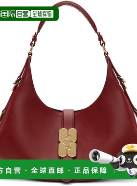 1h可退 香港直邮GANNI 甘尼 女士 红色小号 Kat 单肩包 A7077