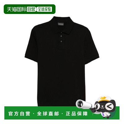 香港直邮Emporio Armani 安普里奥 阿玛尼 男士 Polos T恤黑色POL