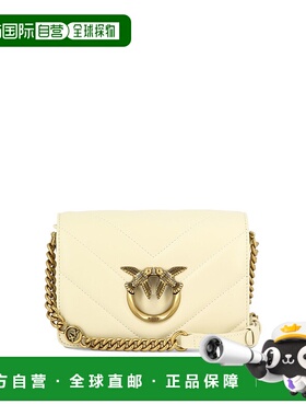 香港直邮PINKO 女士单肩包 100067A136Z14Q SS2025 白色 翻盖单肩