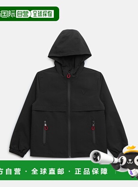 自营guessManchester Nylon Jacket (7-16) - black 美国奥莱直发
