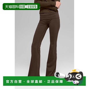 香港直邮alo yoga Softsculpt Foldover Flare Legging 透气舒适