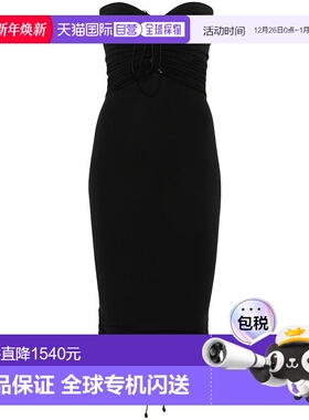 香港直邮Wolford 女士 Fatal 无肩带褶饰迷你连衣裙 57161抹胸