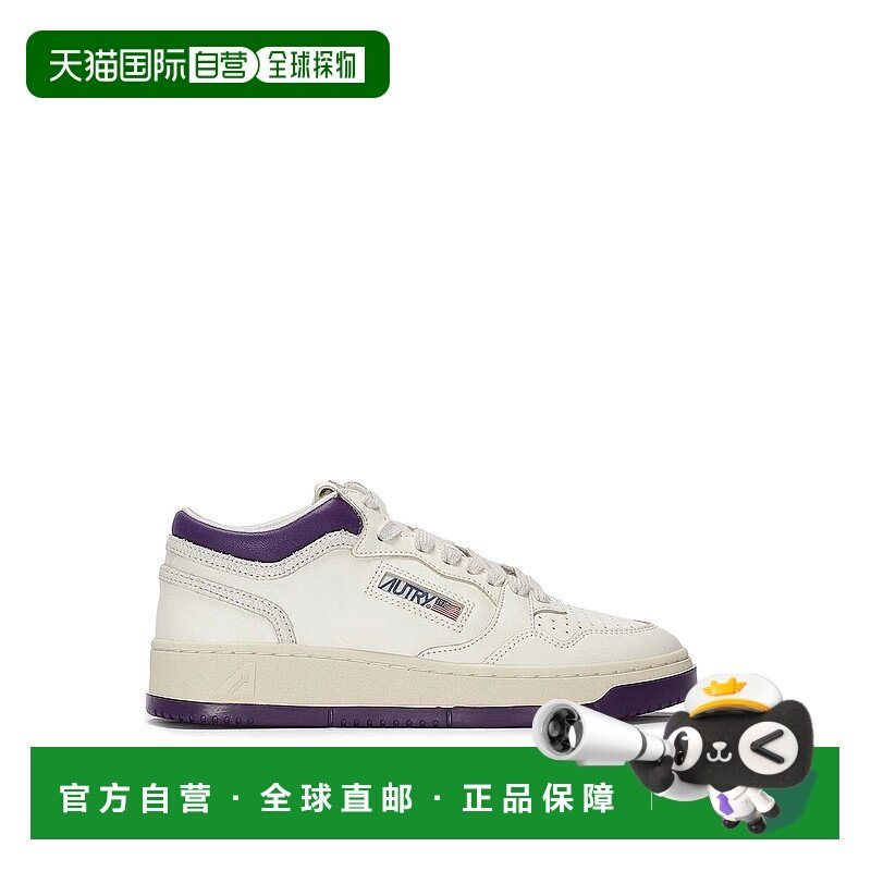 香港直邮AUTRY 女士运动鞋 MYMWEK05 AW2025 白色 Med-Way Mid Wo