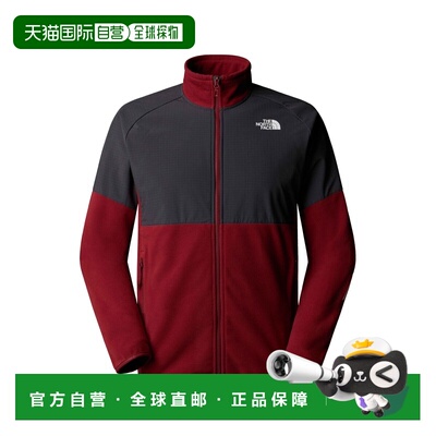 自营欧洲直邮The North Face北面 Glacier男士拉链开合抓绒衣