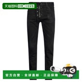 black黑色 1h可退 舒适 男士 牛仔长裤 香港直邮Dsquared2 二次方
