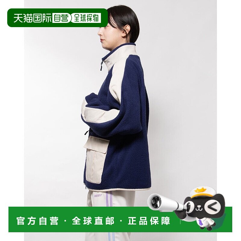日本直邮NERDY Woven Block Fleece Jacket 夹克 [NE8621EU00581]