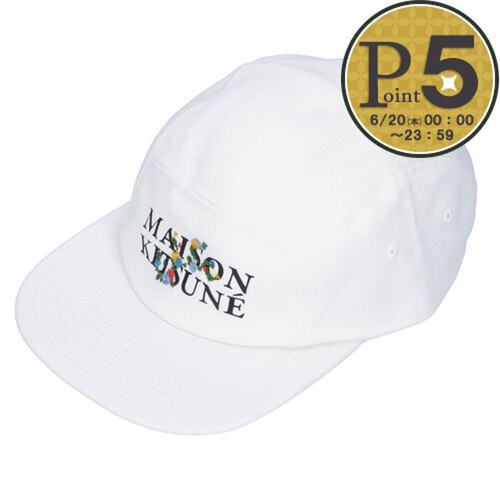日本直邮MAISON KITSUNE 女士 花朵图案帽子 LM06107 WW0087
