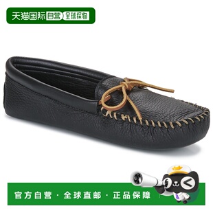 欧洲直邮Minnetonka 迷你唐卡 DOUBLE DEERSKIN SOFTSOLE 男鞋乐